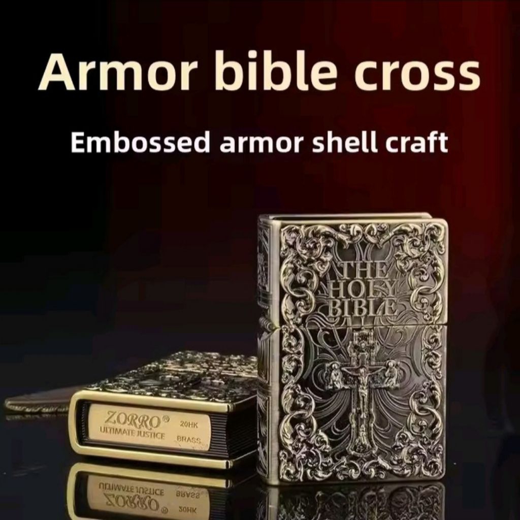 ไฟแช็คน้ำมัน Zorro "The holy bible" มีหลายสี สินค้าพร้อมจัดส่ง