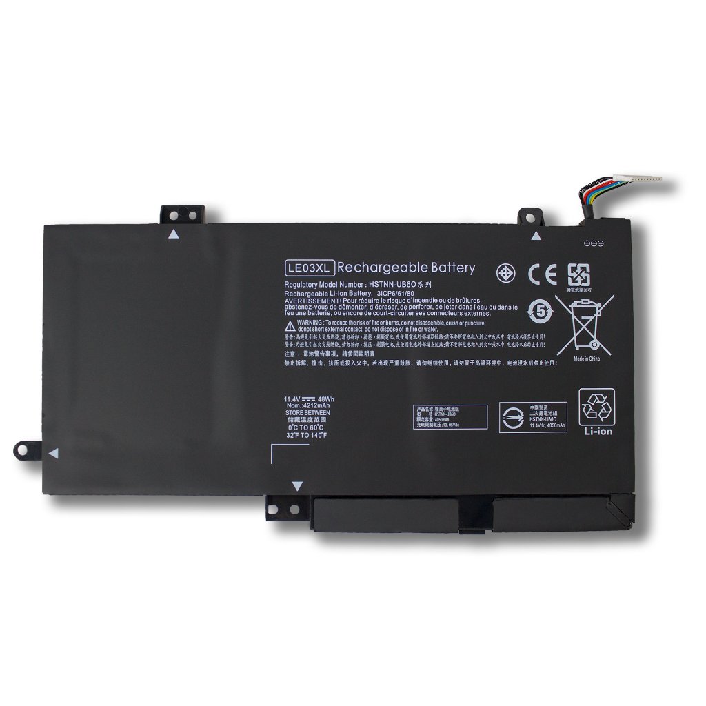 LPO HP Laptop Battery LE03XL 48Wh 10.95V 4050mAh Compatible For HP Envy X360 M6-W101dx W102dx W103dx