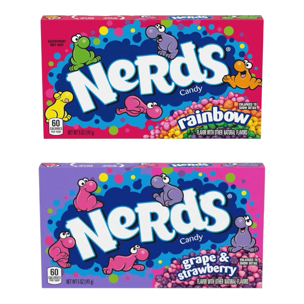 Nerds Candy ลูกอมรสผลไม้ ขนาด 141 กรัม มี 2 แบบให้เลือก จากอเมริกา