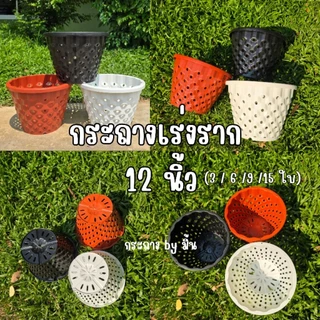 [3/6/9/15ใบ] กระถางเร่งราก 12 นิ้ว / กระถาง Air Pot ราคาปลีก-ส่ง