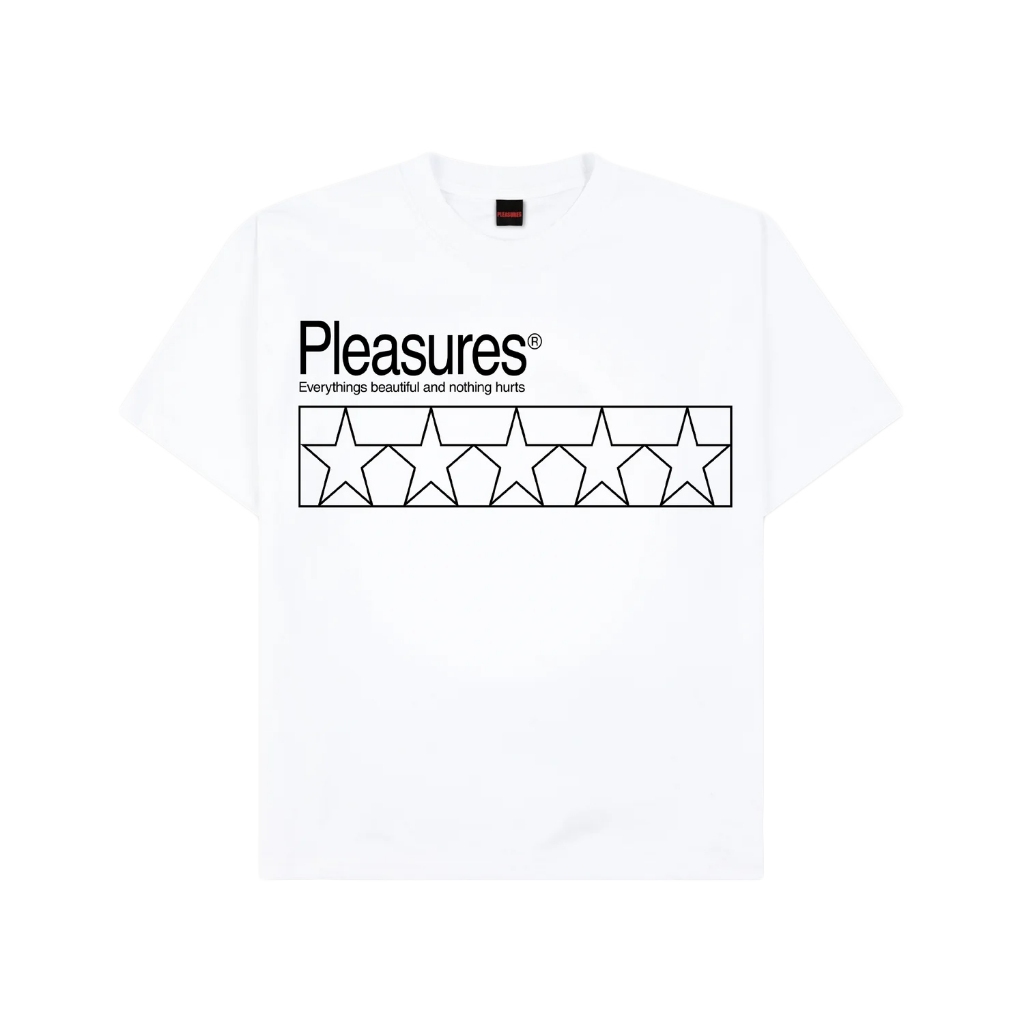 PLEASURES P25W072 SUPPLEMENTS T-SHIRT WHITE