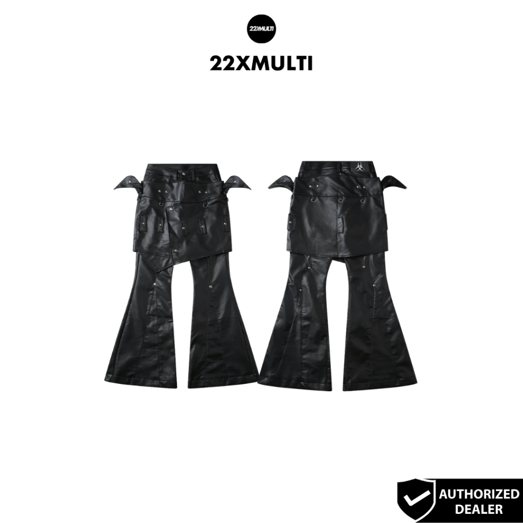 005 CHAOS DREAM LEATHER SKIRT PANTS