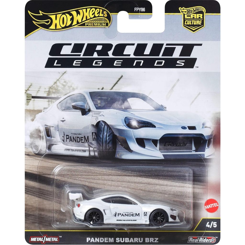ถเหล็ก HOTWHEELS PREMIUM ของแท้ Car Culture Circuit Legends Pandem Subaru BRZ HWP2025_#JBK64