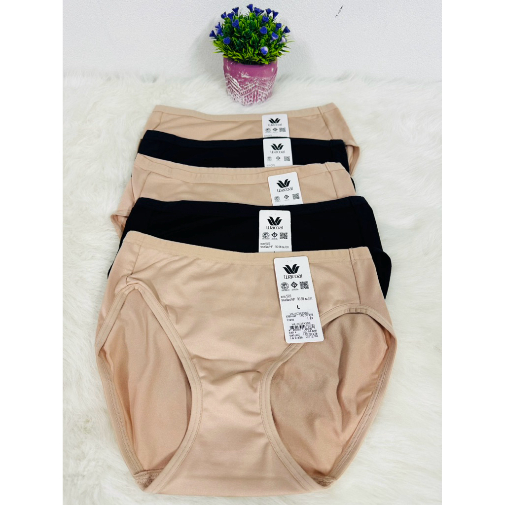 Wacoal Panty กางเกงในรูปทรง BIKINI แบบเรียบ รหัส WU1F34 📣📣ป้ายราคาตัวล่ะ 140 บาท เหลือเพียงตัวละ 89