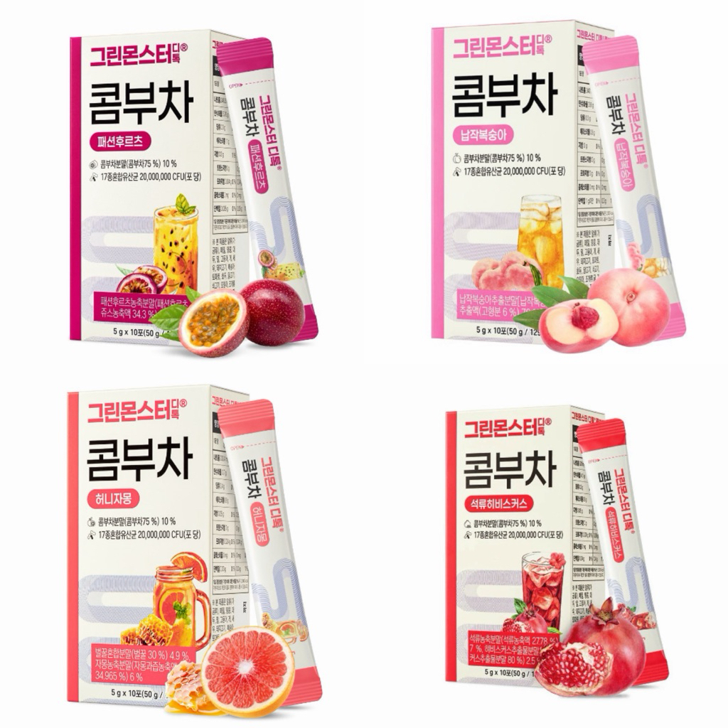 คอมบูชา Green Monster รวม 4 สูตรเด็ดเกาหลี! ดีท็อกซ์ อร่อยซ่าไม่มีน้ำตาล แค่ 15 แคล!