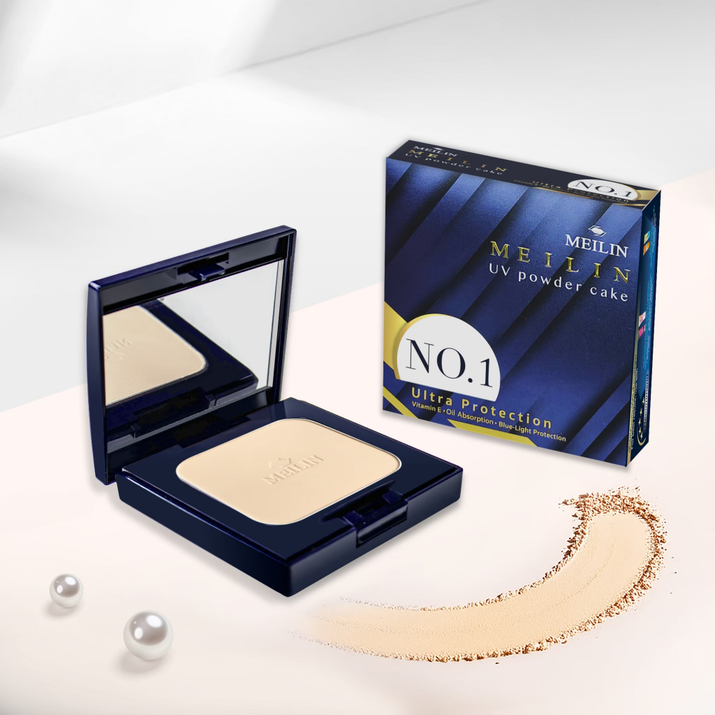 เมลิน แป้งพัฟ/แป้งตลับ ปกปิดระดับสูง ผ่อง เนียนกริบ MEILIN UV POWDER CAKE ULTRA PROTECTION: Full Coverage FlawlessFinish