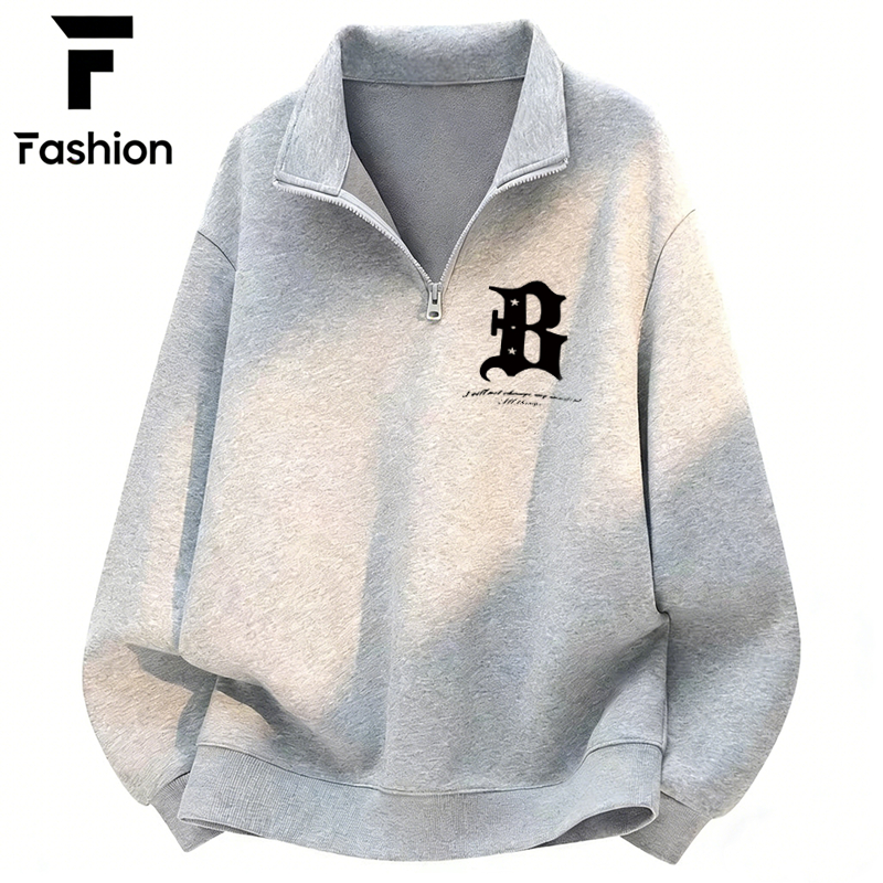 [ส่งฟรี] เสื้อสเวตเตอร์คู่รัก เสื้อฮู้ด Unisex ทรงโอเวอร์ไซส์ฟรีไซส์ เนื้อนุ่มพิเศษ สไตล์เกาหลีเรียบหรู ราคาถูก ใส่ได้ทั
