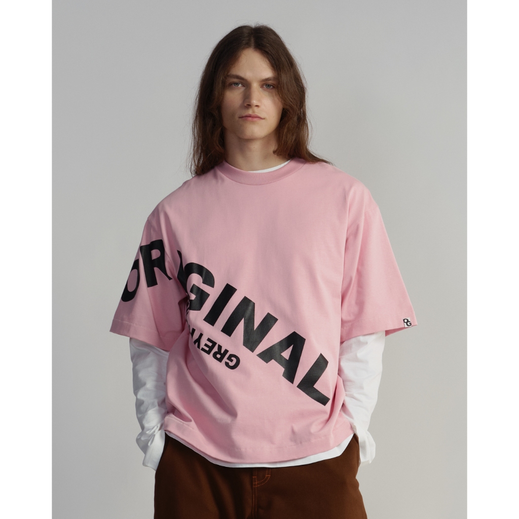 ORIGINAL GREYHOUND OBLIQUE LOGO T-SHIRT