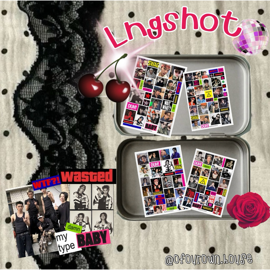 สติกเกอร์ lngshot (ขนาดA6)