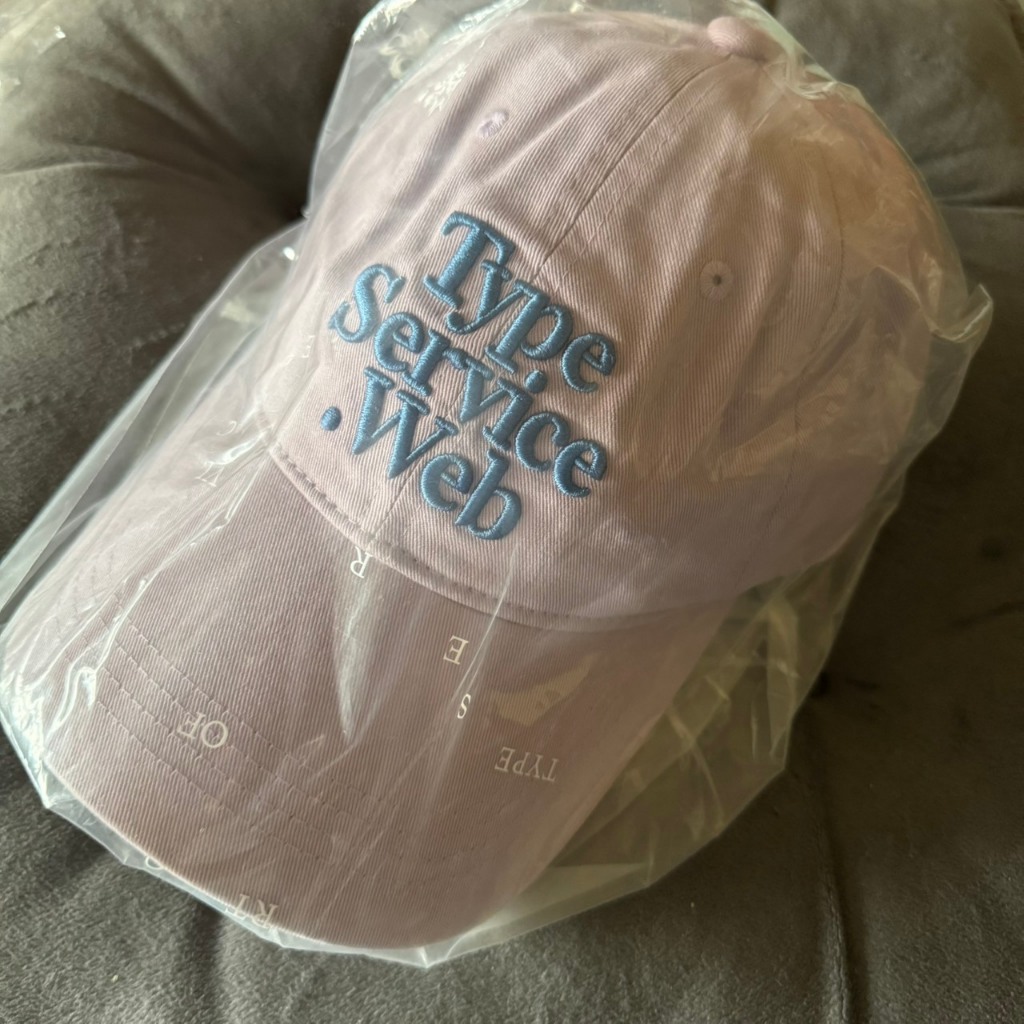 หมวก Typeservice Web Cap [Purple] ของแท้ 🇰🇷 aespa หมวก aespa