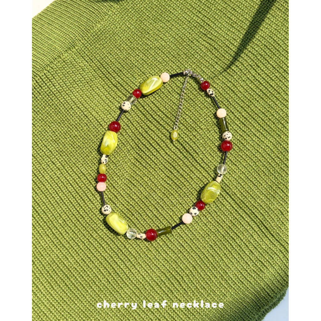 SMB - สร้อยคอรุ่น Cherry Leaf🍒