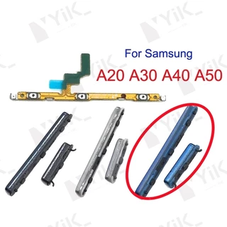 สําหรับ Samsung A20 /A30/ A40/ A50 โทรศัพท์ Power flex บนปุ่มสวิทช์ด้านข้าง Key Volume Up Down Flex Cable-สินค้าพร้อมส่ง
