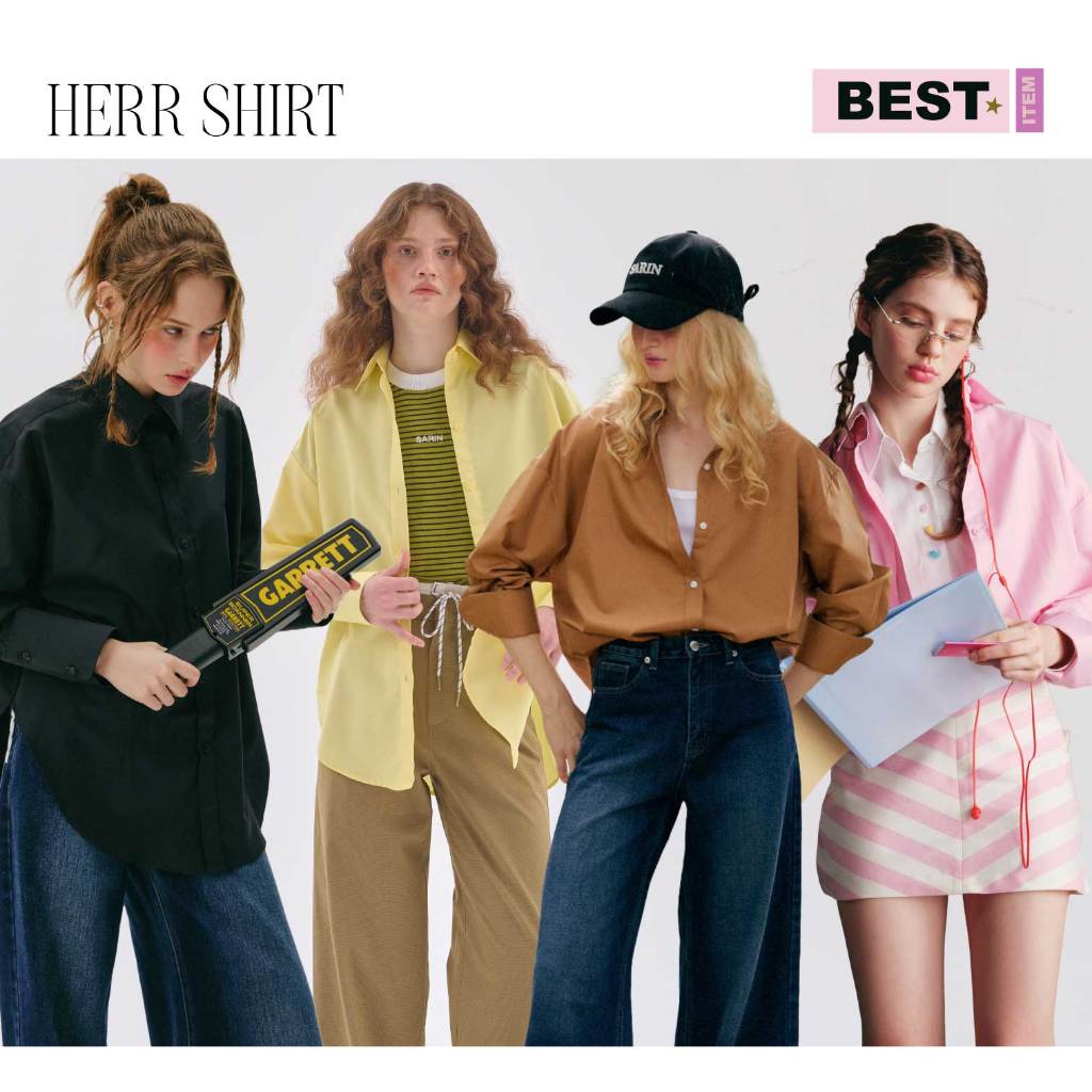 Sarin HERR shirt เสื้อเชิ้ต สีใหม่ ดีเทลใหม่