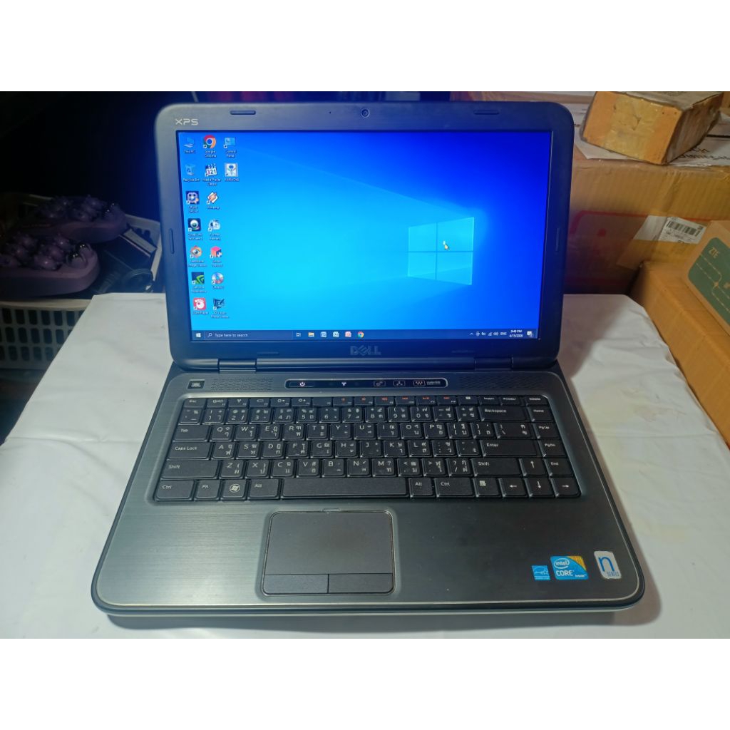 DellXPSL401Xมือสองก้าดจอGeForce2GB.Corei7-Q740(8trade)Ram6GB.HD.600GB.จอดีคีย์บอร์ดดี