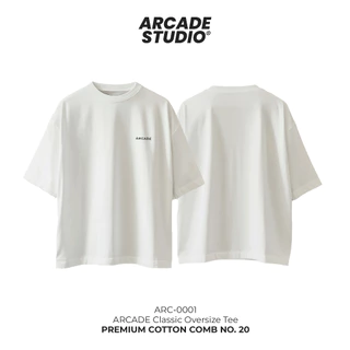 [พรี 4 วัน] ARCADE เสื้อ Classic Tee (ARC-0001) / เสื้อ Oversize เนื้อผ้า 100% Cotton Comb 190 GSM