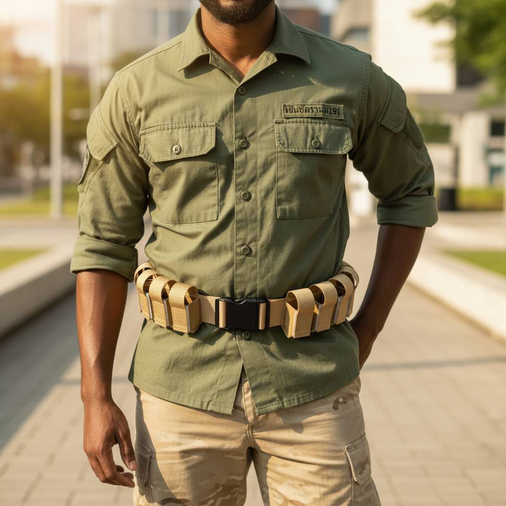 M79เข็มขัดขนาด12ช่อง ฟรีไซร์ เอว30 สายขยายยาวได้ถึง50นิ้ว
