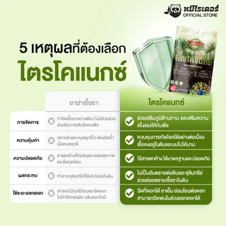 ไตรโคแนกซ์ 500 กรัม สูตรเข้มข้น | จุลินทรีย์ชีวภัณฑ์ ต้านทานโรคพืช เสริมภูมิต้านทานพืช