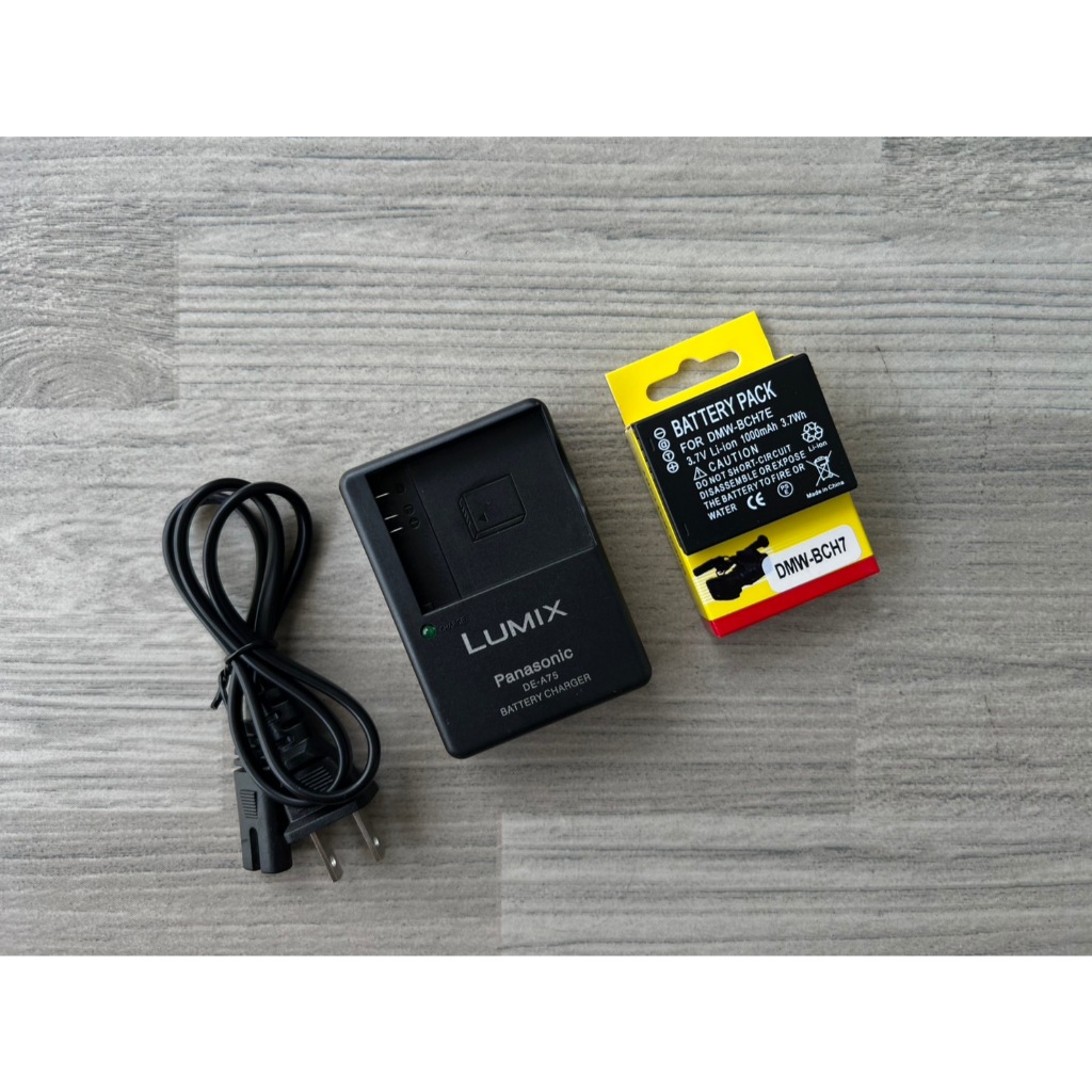 แบตเตอรี่ & แท่นชาร์จ Panasonic DMW-BCH7E สำหรับกล้อง DMC-FP1 FP2 FP3 FT10 TS10 (DE-A75B) มือ 1