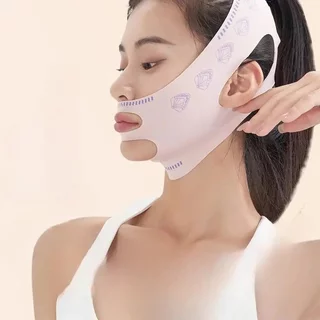 Ylife ที่รัดหน้าเรียว สายรัดหน้าเรียว สายรัดหน้ากาก V Line ใซ้ำช้ได้ ที่รัดคางเรียว ผ้าดึงหน้ายกกระชับ ลดริ้วลอย