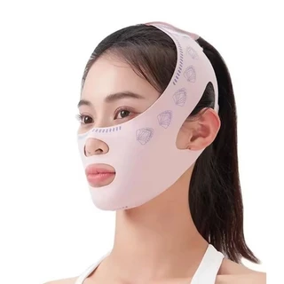 Ylife ที่รัดหน้าเรียว สายรัดหน้าเรียว สายรัดหน้ากาก V Line ใซ้ำช้ได้ ที่รัดคางเรียว ผ้าดึงหน้ายกกระชับ ลดริ้วลอย