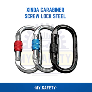 Xinda carabiner Screw Lock steel 25Kn