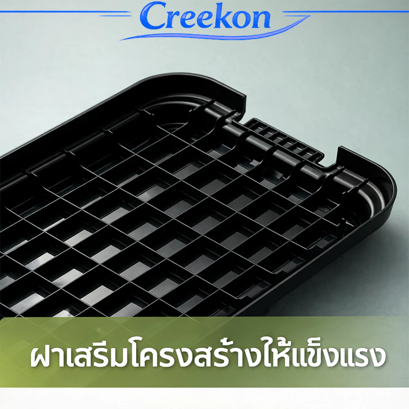 ลังแคมป์ปิ้ง 50L70L ใช้เป็นโต๊ะวางของและเครื่องดื่มได้ ลัง ความจุแบริ่งที่แข็งแกร่ง กล่องอเนคประสงค์ thumbnail 8