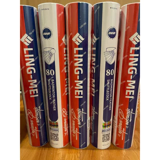 LING-MEI รุ่น 80 Speed 75 ลูกแบดมินตัน ขนห่านเกรดพรีเมี่ยม (พร้อมส่ง ของแท้ 100% ‼️)