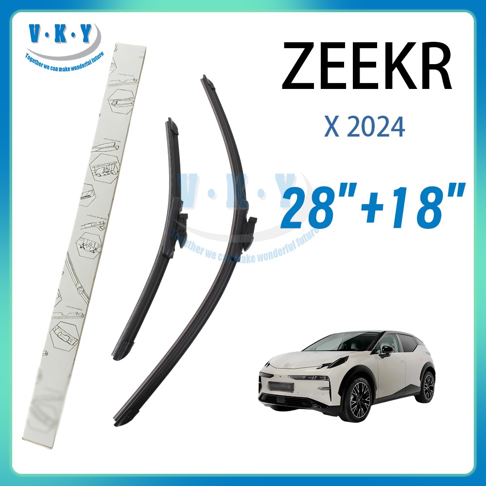 ใบปัดน้ำฝน ZEEKR X 2024-ปัจจุบัน 28+18 ที่ปัดน้ำฝน 1คู่ ส่งฟรี เทียบเท่าแท้ ไม่มีรอย