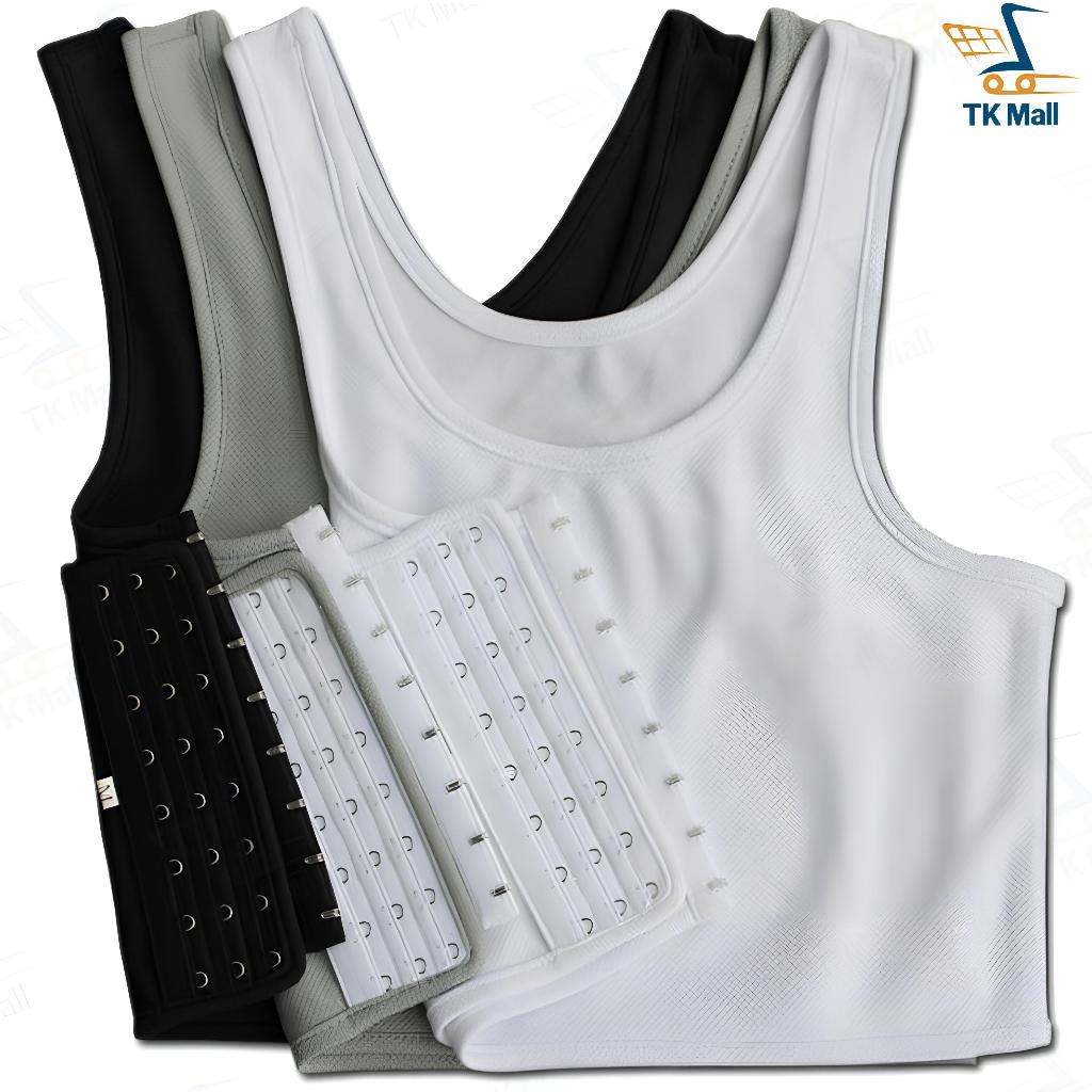 อ่านก่อนสั่ง!!! (XS-5XL) เสื้อกล้ามทอม เสื้อในทอม เสื้อทับทรง รุ่นตะขอ ระบายอากาศดี ไม่ร้อน #4426
