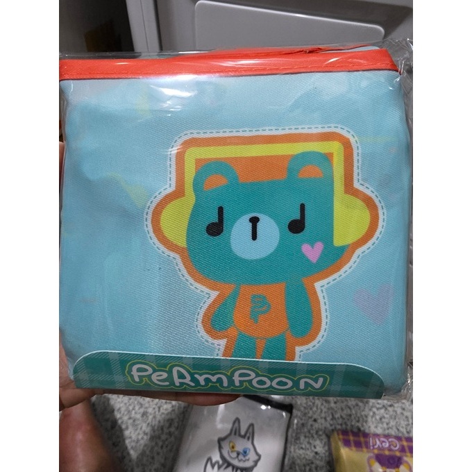 PERMPOON CHARACTER FOLDABLE BAG #POND #PHUWIN (พร้อมส่ง)