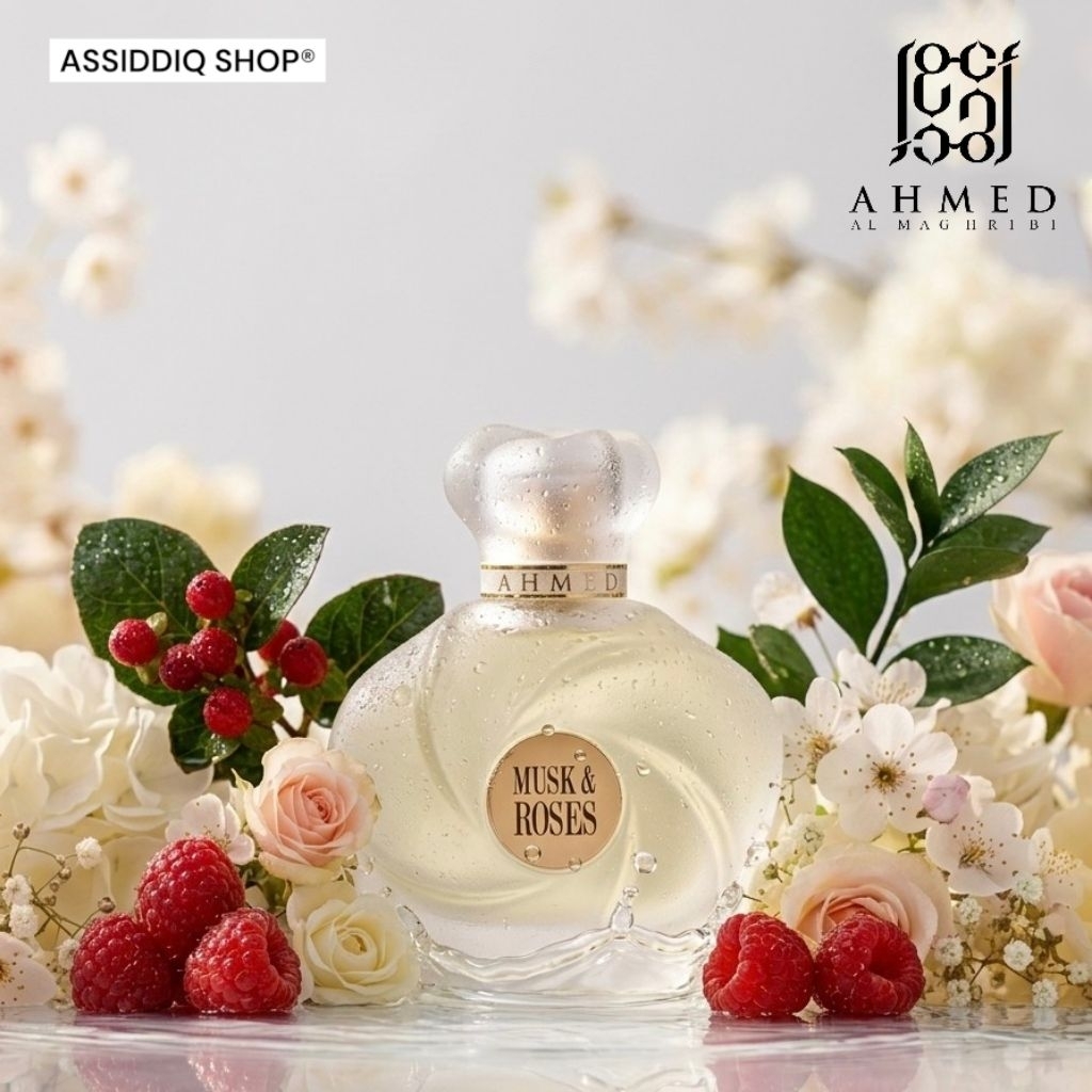 MUSK Roses Exrait De Perfum By Ahmad 75 ml ของแท้💯