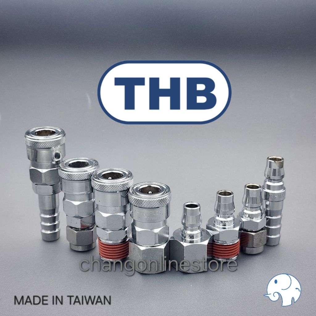 THB ข้อต่อสวมเร็ว คอปปิ้งลม คอปเปอร์ลม รุ่น SHA PHA SMA PMA SFA PFA SPA PPA