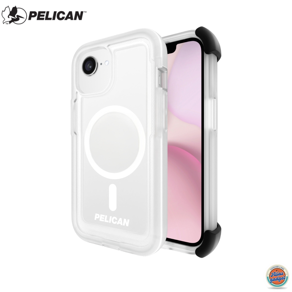 Pelican Voyager with Magnetic เคสกันกระแทก iPhone 17e/16e/15/14/13 เคสใสกันกระแทก 4 ชั้น แกร่งระดับ 