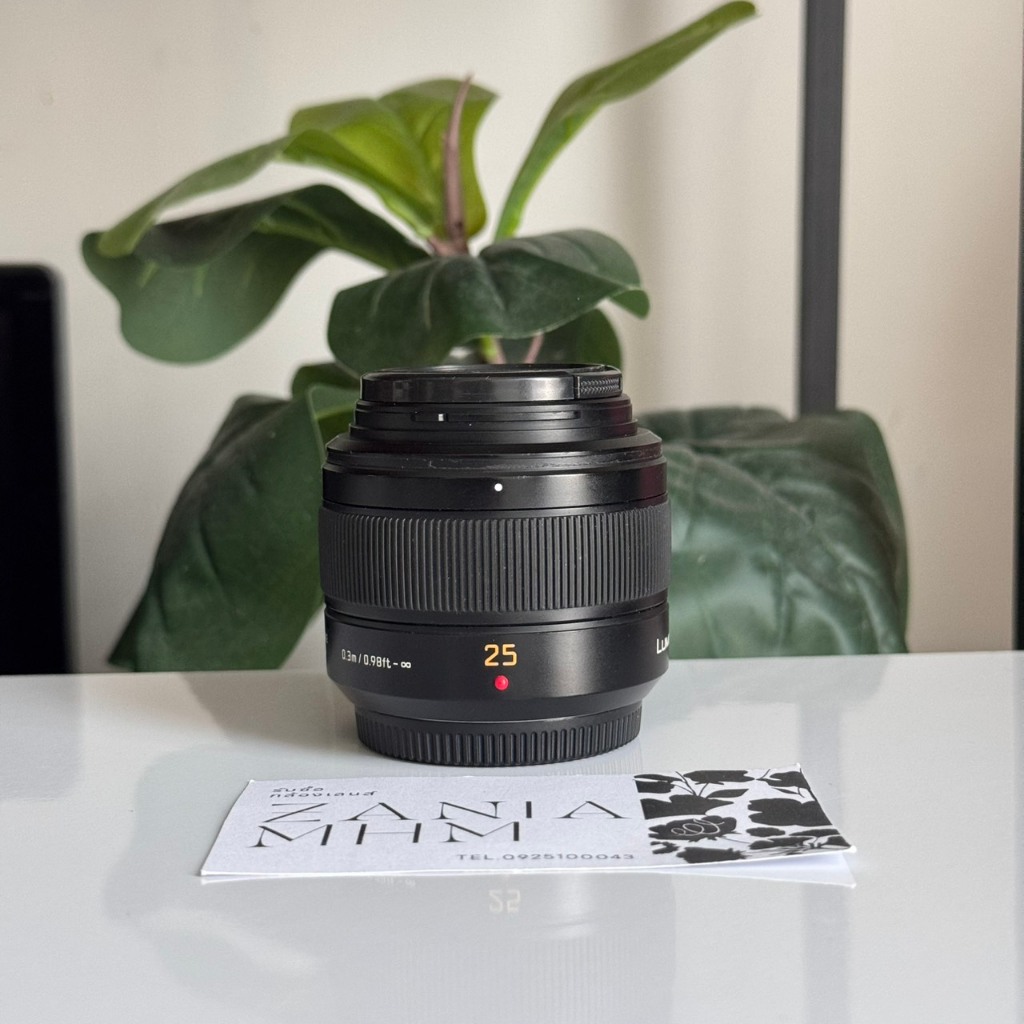 เลนส์ฟิก  leica pana 25mm f1.4 Olympus ใช้ได้ หน้าชัดหลังเบลอ