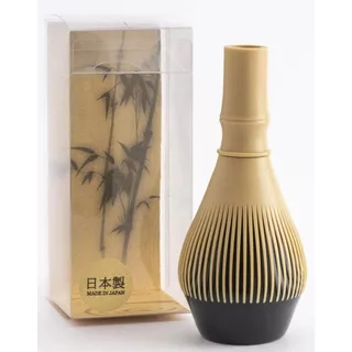 【Made in Japan】 เซ็ตแปรงชงชามัทฉะเรซิน Fugetsu Chasen ทนทาน พร้อมแท่นเก็บ Kusenaoshi