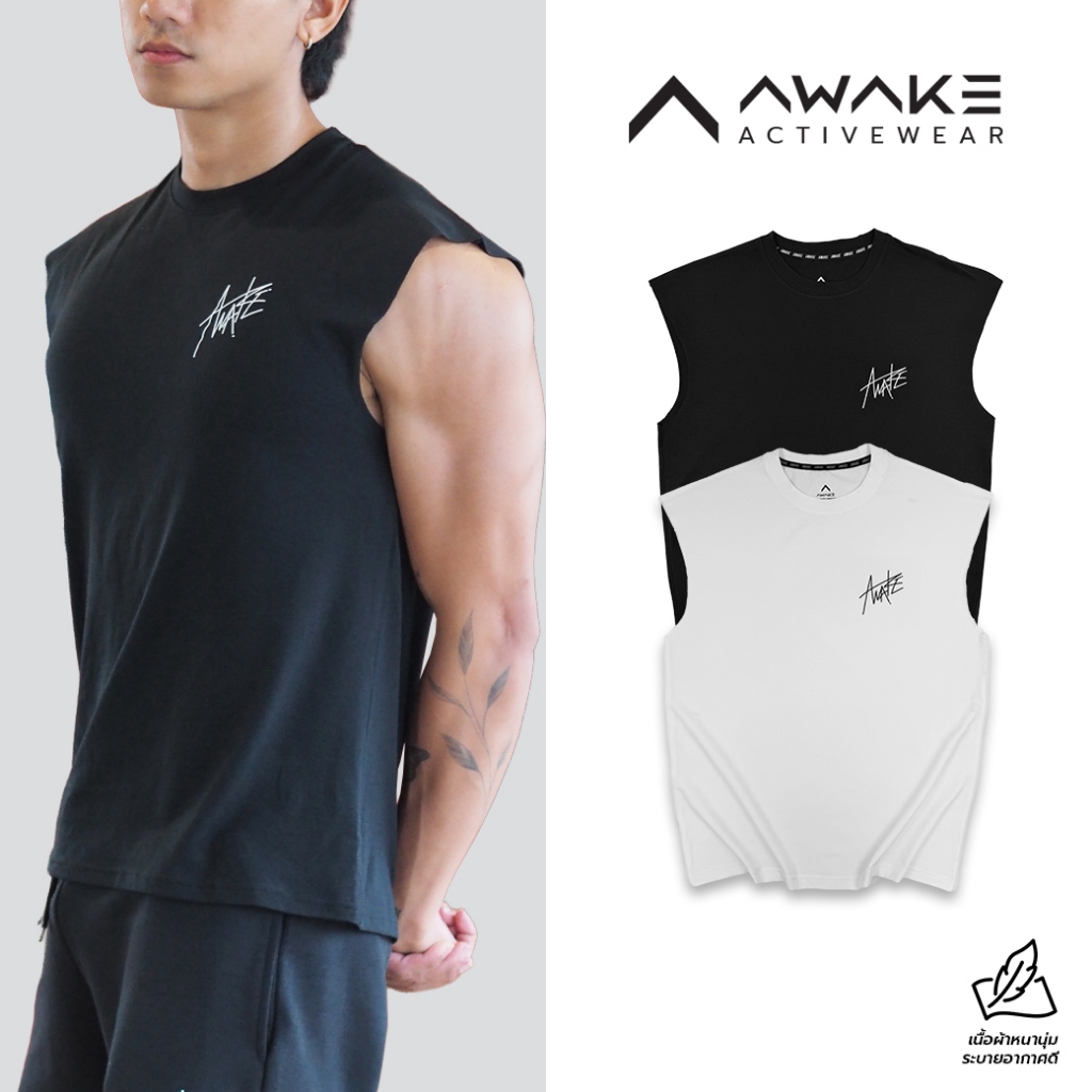 AWAKE เสื้อแขนกุด AWAKE GYM COLLECTION Gym Sleeveless