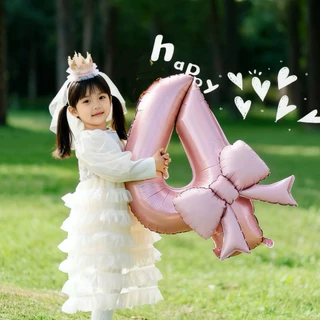 (🇹🇭พร้อมส่ง) ลูกโป่ง 40นิ้ว ลูกโป่งวันเกิด ตัวเลขวันเกิด ลูกดป่งตัวเลข balloon ส่งไว