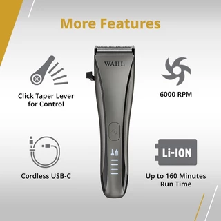 Wahl Artiva Cordless Hair Clipper - แบตเตอร์เลี่ยน, ปัตตาเลี่ยน, ที่กันขอบ, เครื่องกรูมมิ่ง