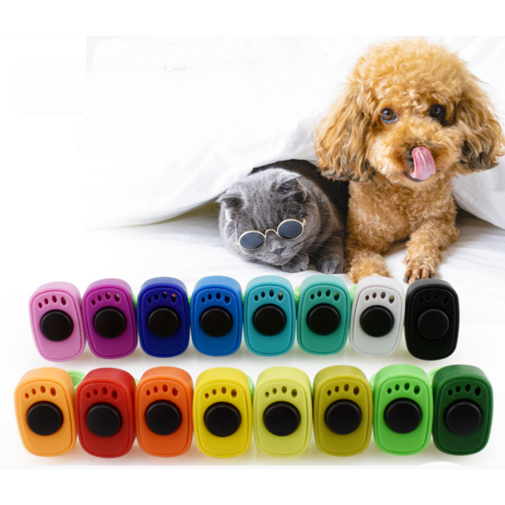 AL-4103 Clicker คลิกเกอร์ ฝึกสัตว์เลี้ยง อุปกรณ์ฝึกสุนัข กดง่าย พร้อมสายรัดนิ้ว พกพาสะดวก พร้อมส่ง 🐾