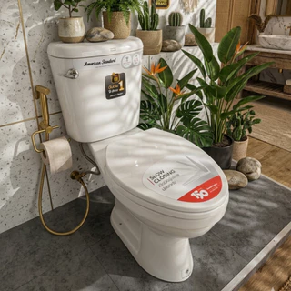💥ของแท้..พร้อมส่ง💥 American Standard สุขภัณฑ์ 2 ชิ้น TF-2697SCW-WT-0 4.5L | ชักโครก กดหน้า | ฝารองนั่ง Soft Close