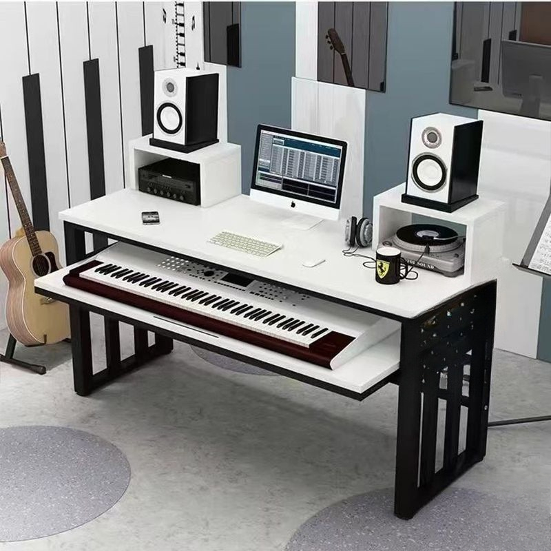 2 in 1! โต๊ะเรียน + โต๊ะเปียโนอิเล็กทรอนิกส์ ในตัวเดียว พร้อมลิ้นชักคีย์บอร์ด ดีไซน์เรียบง่าย ใช้เป็นโต๊ะคอมพิวเตอ