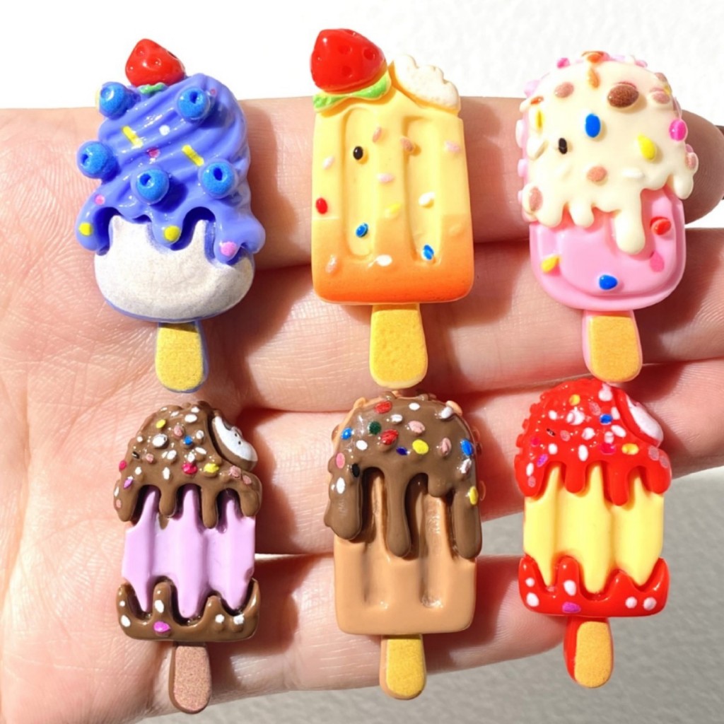 j064/1ไอศกรีมของจิ๋วจำลองดีไอวายแพ็คละ10 ชิ้น