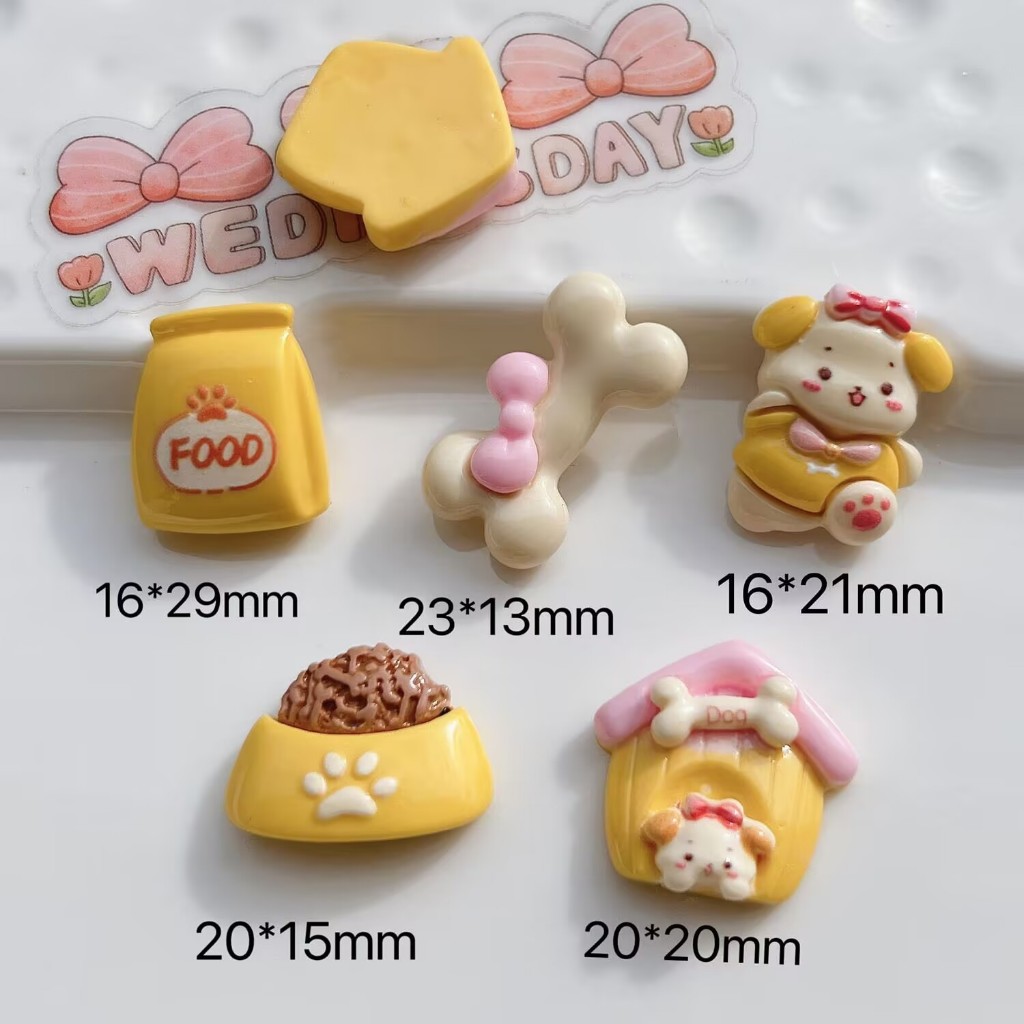 j179/3อาหารสุนัขงานดีไอวายของเล่นจิ๋วจำลองแพ็คละ10 ชิ้น