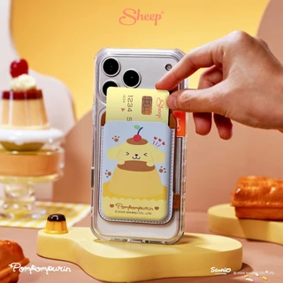 [MS Wallet Pompompurin] Pompompurin Collection MS Wallet ที่ใส่บัตรแม่เหล็กแปะหลังโทรศัพท์ สำหรับเคสแม่เหล็ก ปอมปอมปุริน