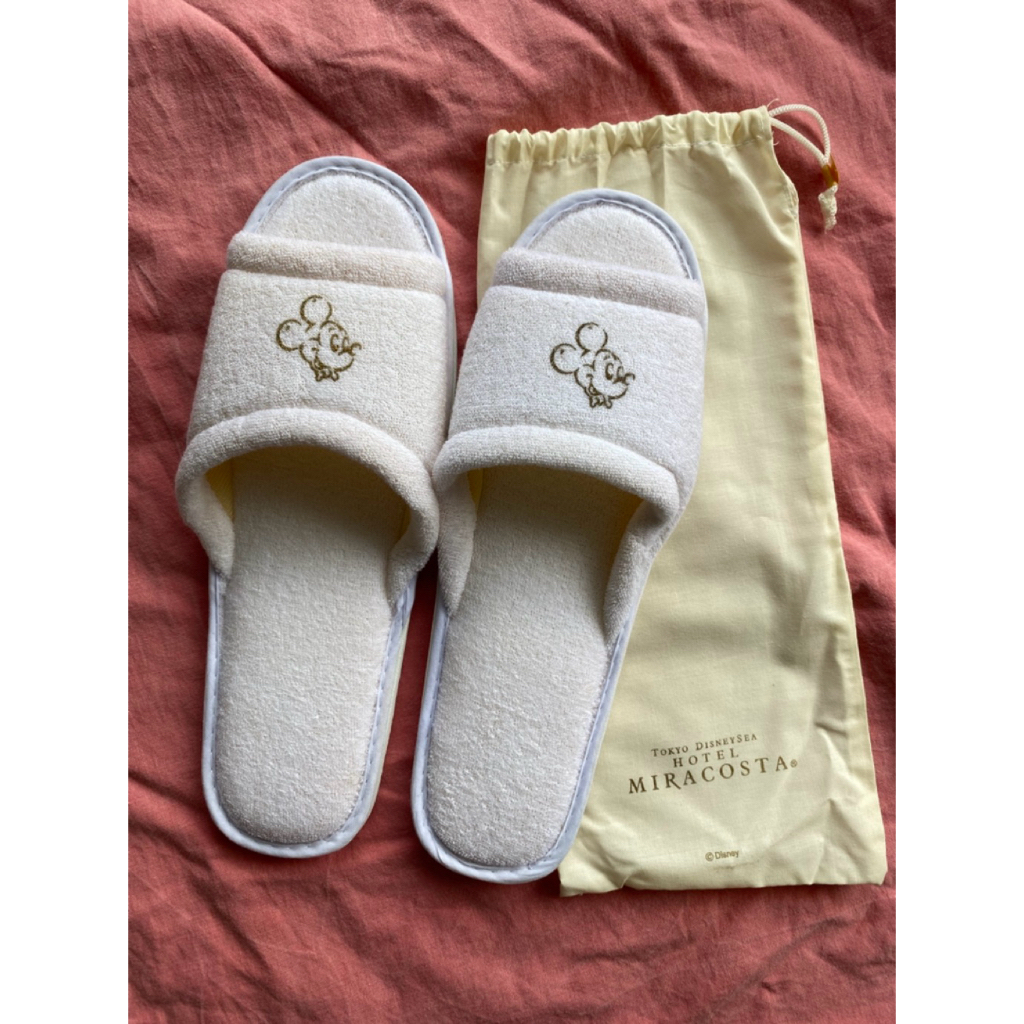 รองเท้าสวมในบ้าน Tokyo disneysea hotel miracosta slippers - ของใหม่ -
