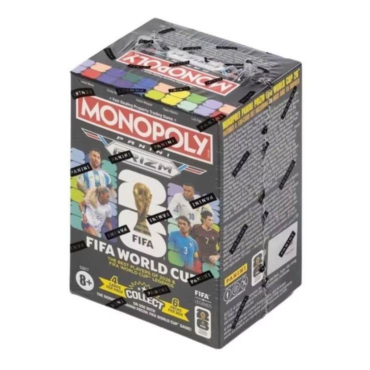 ‼️พร้อมส่ง‼️2026 Panini Prizm Monopoly FIFA World Cup Soccer Blaster Box 🔥ฟรีสลีฟ🔥