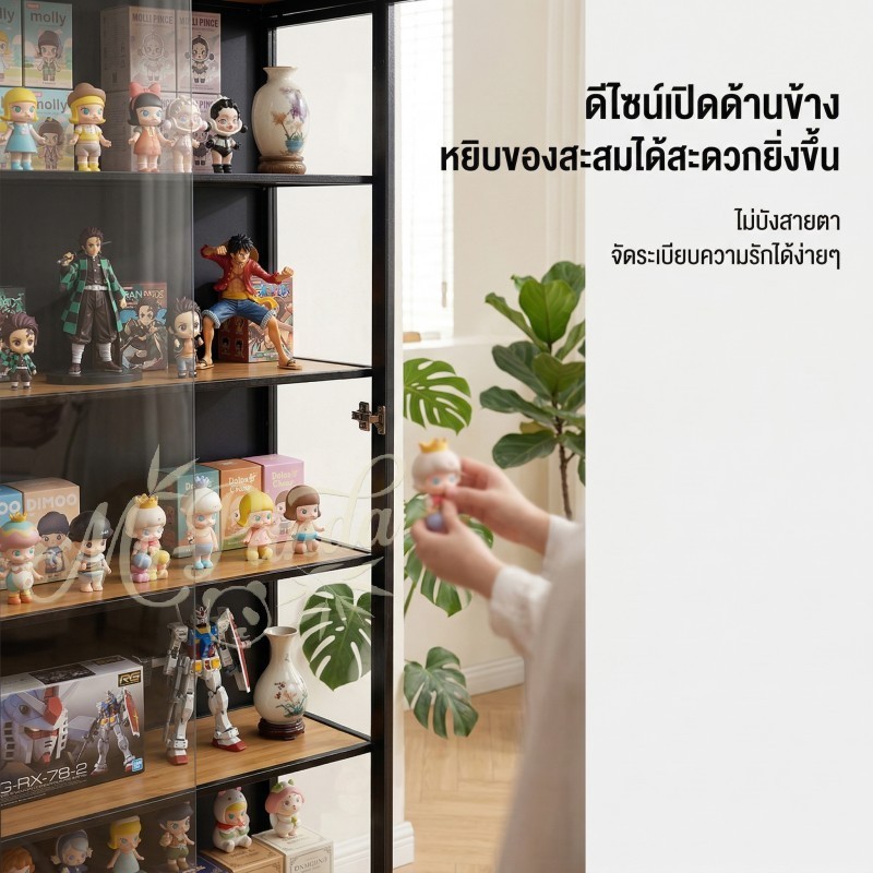 ตู้โชว์สินค้า ตู้โชว์สินค้าแบบเปิดด้านข้าง ตู้โชว์สินค้าแบบไม่มีสิ่งกีดขวาง ตู้เก็บของอเนกประสงค์ รูปที่ 3