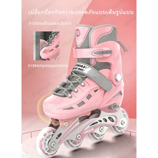 ส่งจากกรุงเทพฯ | รองเท้าสเก็ตเด็กถอดได้ | รองเท้าสเก็ตสำหรับผู้ชายและผู้หญิง | ล้อแฟลช xd