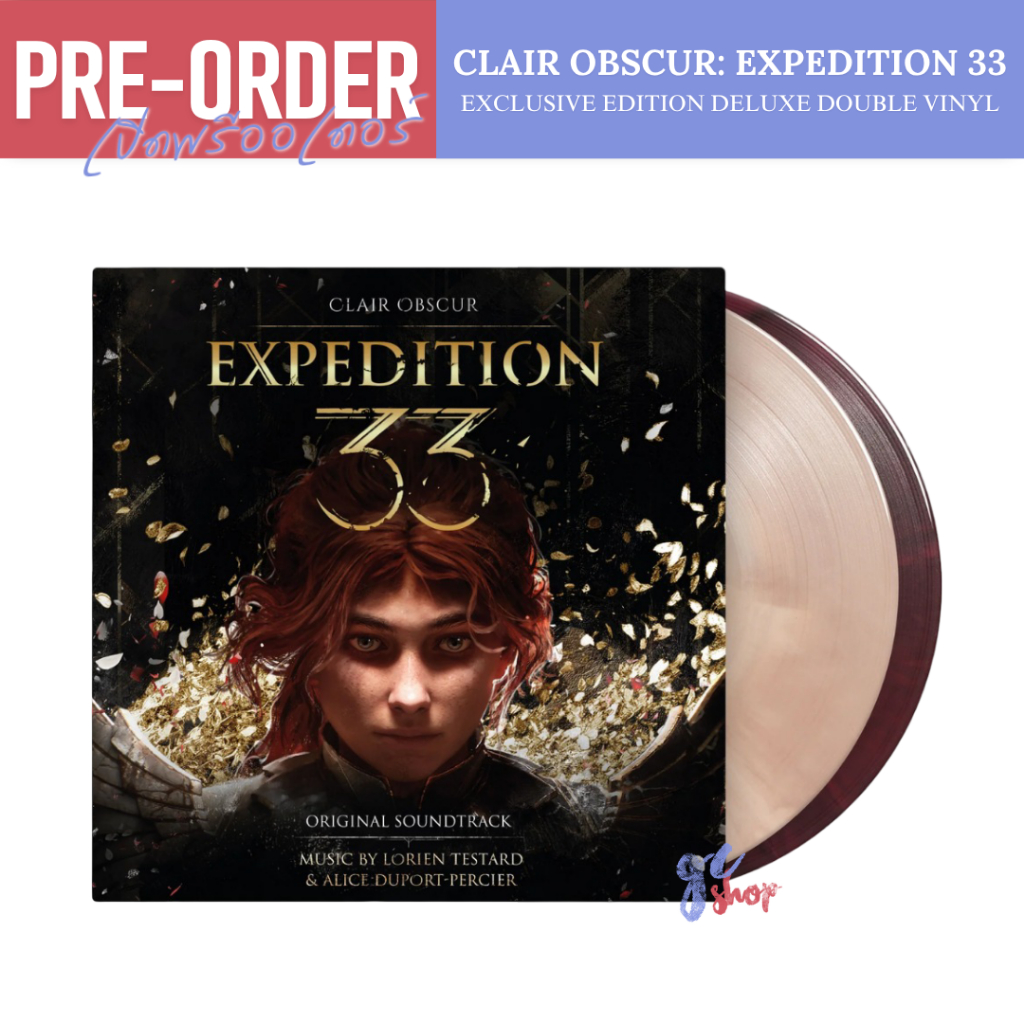 (Pre-Order) แผ่นเสียง Clair Obscur: Expedition 33 Vinyl / LP