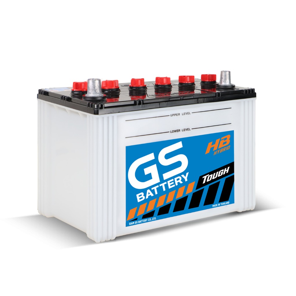 แบตรถยนต์ GS EXTRA150R WET เติมน้ำกรดพร้อมใช้ ขั้วขวา (แบตฯไฮบริด) 85แอมป์ CCA670 พร้อมส่ง